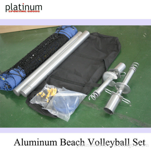 Beach Volleyball Net Outdoor Volleyball Set Aluminum